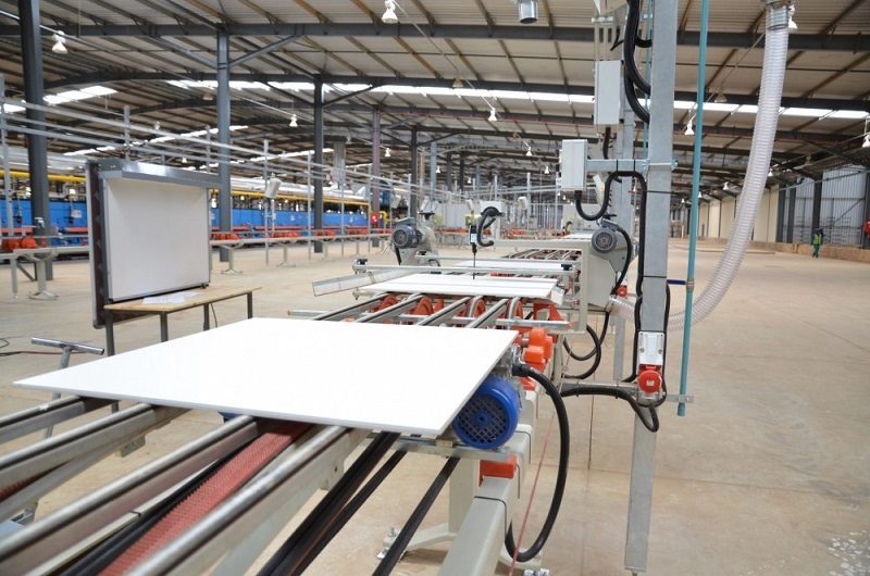 the manufacturing process of tiles
